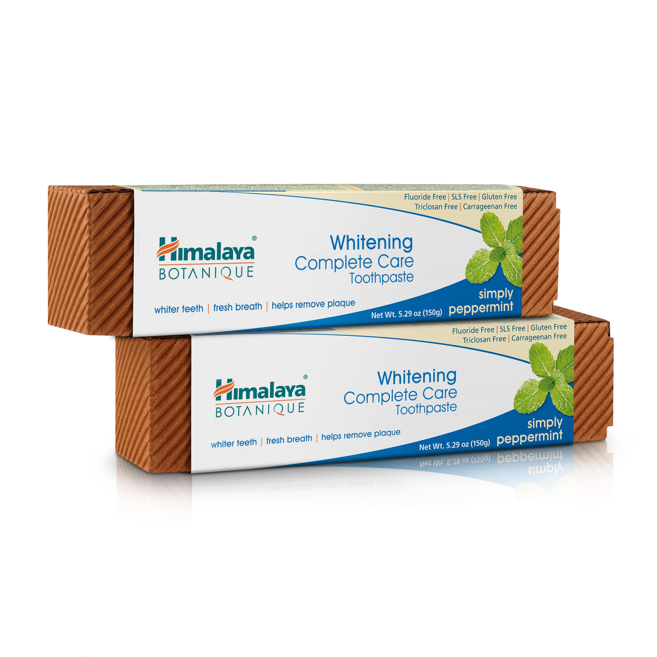 Himalaya Botanique Complete Care Whitening Toothpaste, Simply Mint, for a Clean Mouth, Whiter Teeth and Fresh Breath, 5.29 oz